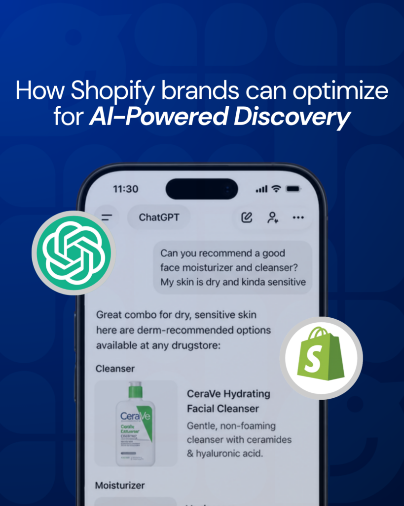 How shopify brnads can optimize for AI-Powered discovery
