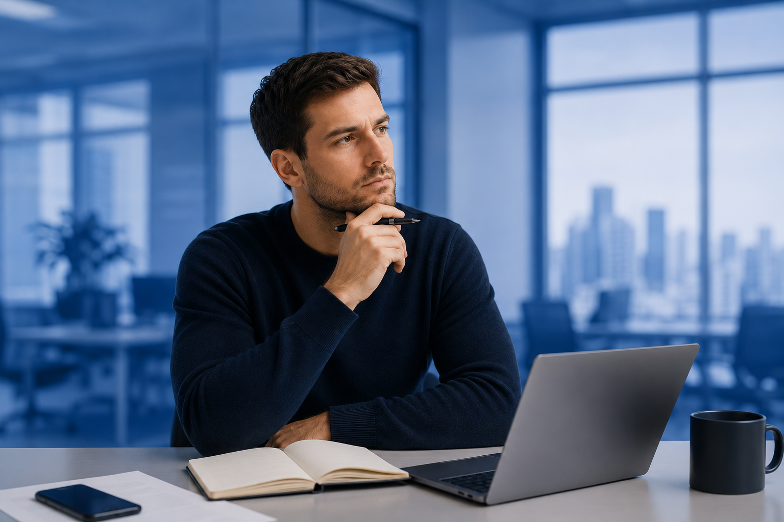 Brand strategist analyzing a market entry strategy and brand positioning for expansion into the US market