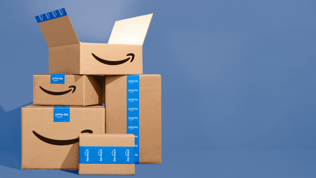 Amazon Prime Day 2026 preparation with stacked delivery boxes highlighting ecommerce seller readiness and marketplace performance strategy
